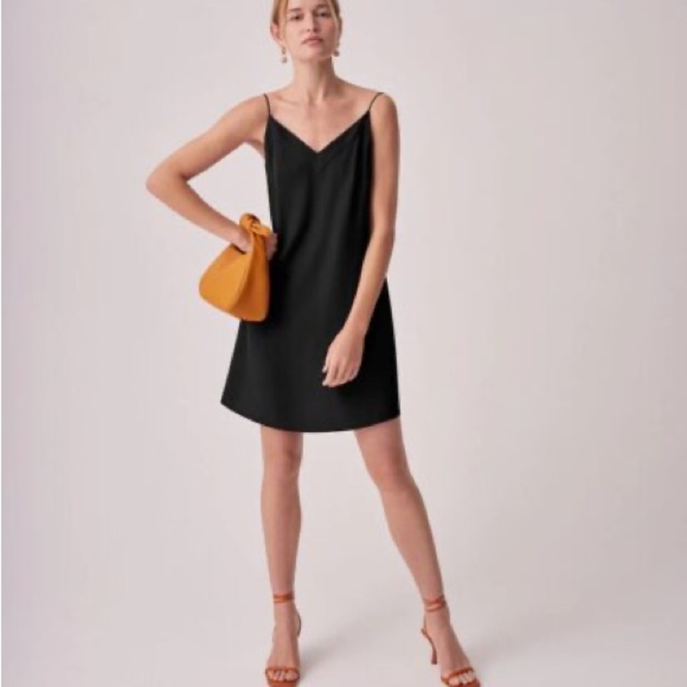 Elegant Black Slip Dress